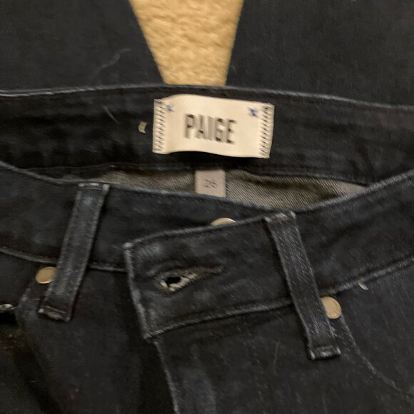 BRAND NEW PAIGE Jeans- Never Before Worn Ultra Skinny Jeans- Size 26, dark blue - Picture 2 of 5